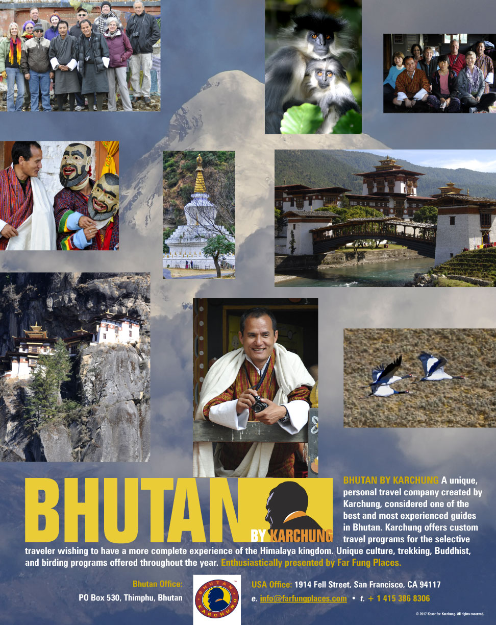 Bhutan by Karchung. Photographer/Designer JD Keser